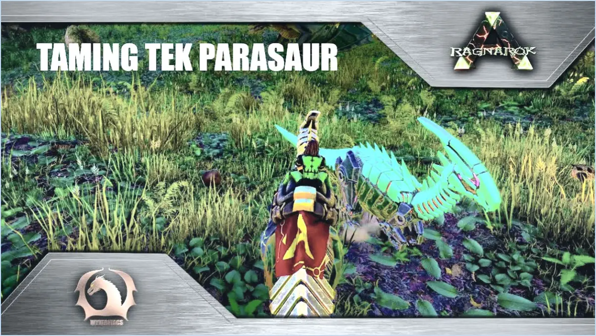 Comment apprivoiser un parasaure tek dans ark xbox one?