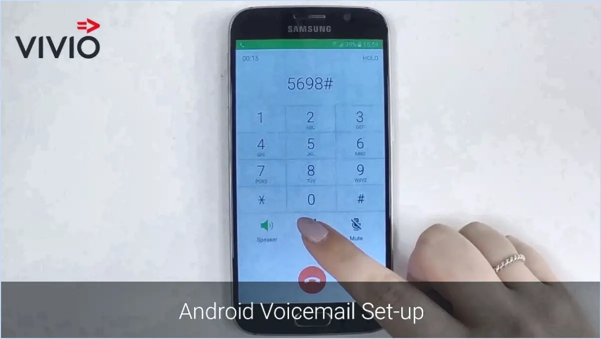 Comment configurer la messagerie vocale sur tracfone android?