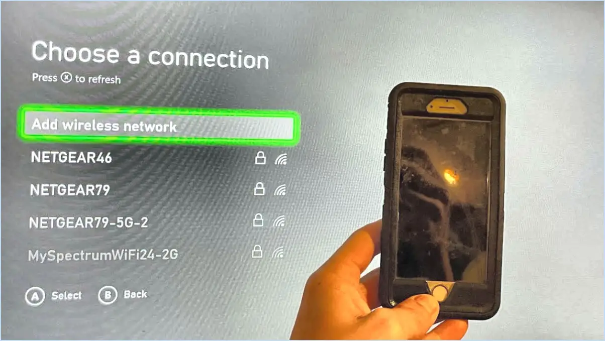 Comment connecter le hotspot de l'iphone à la xbox one?