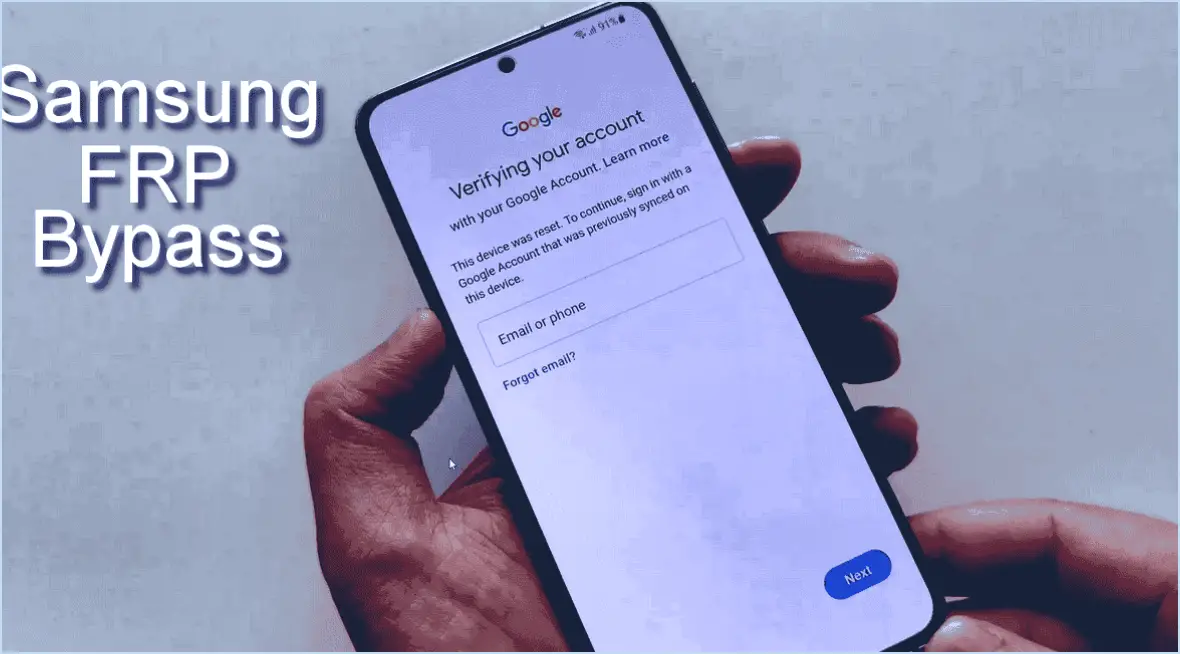 Comment contourner un compte Google?