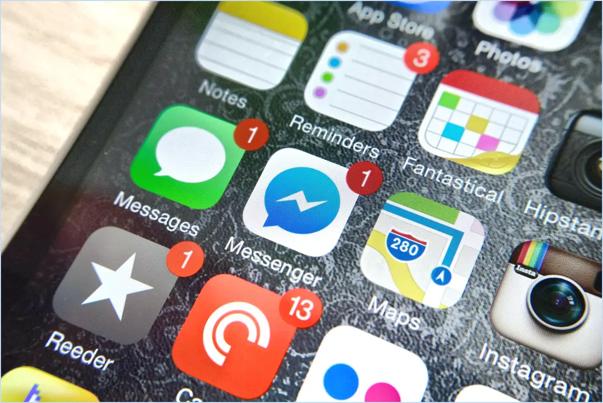 Comment désactiver l'application facebook messenger sur l'iphone?