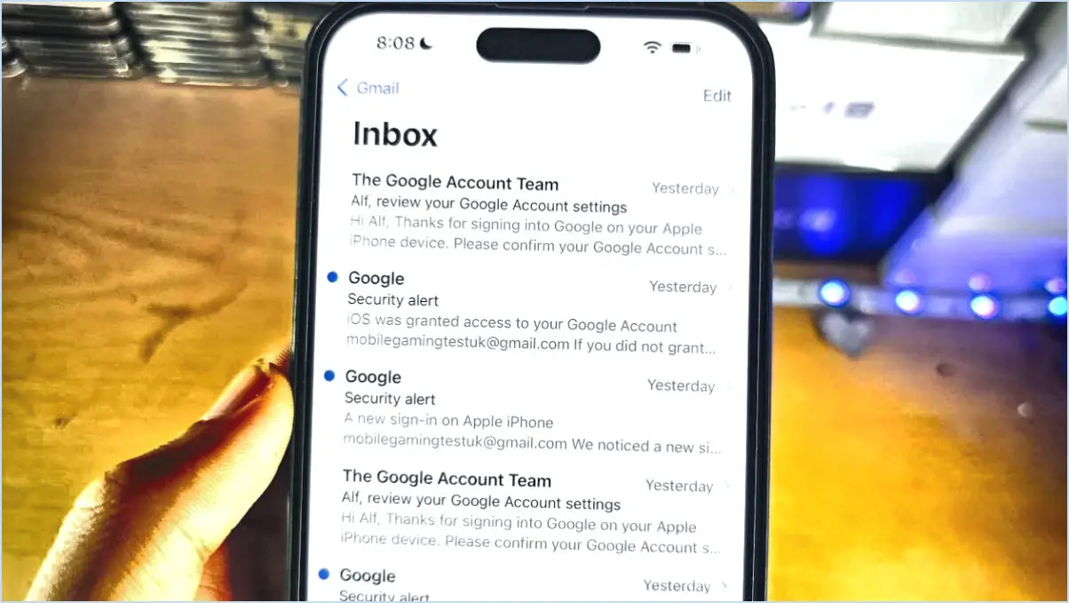 Comment faire pour que les applications gmail et inbox by gmail ios prennent désormais totalement en charge l'iphone xr?