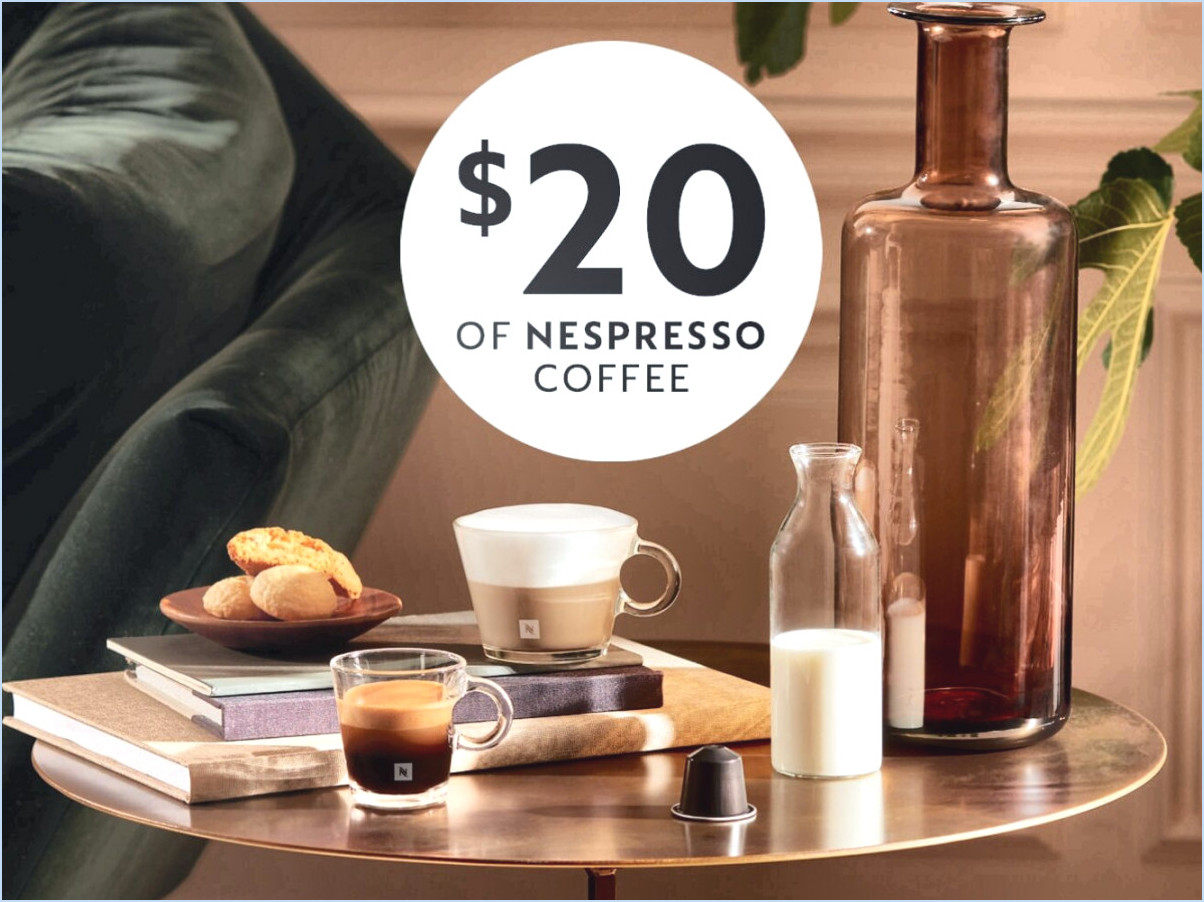 Comment faire valoir mon crédit café Nespresso?