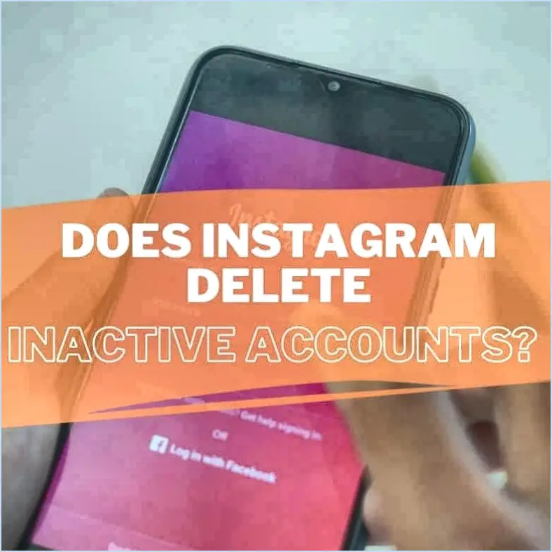 Comment instagram ne supprime plus les comptes et noms d'utilisateurs inactifs?