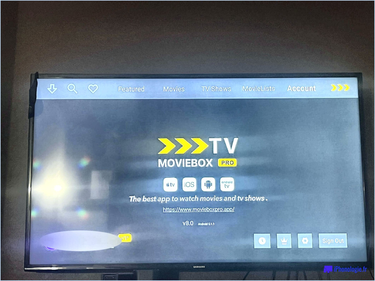 Comment installer moviebox pro sur samsung smart tv?