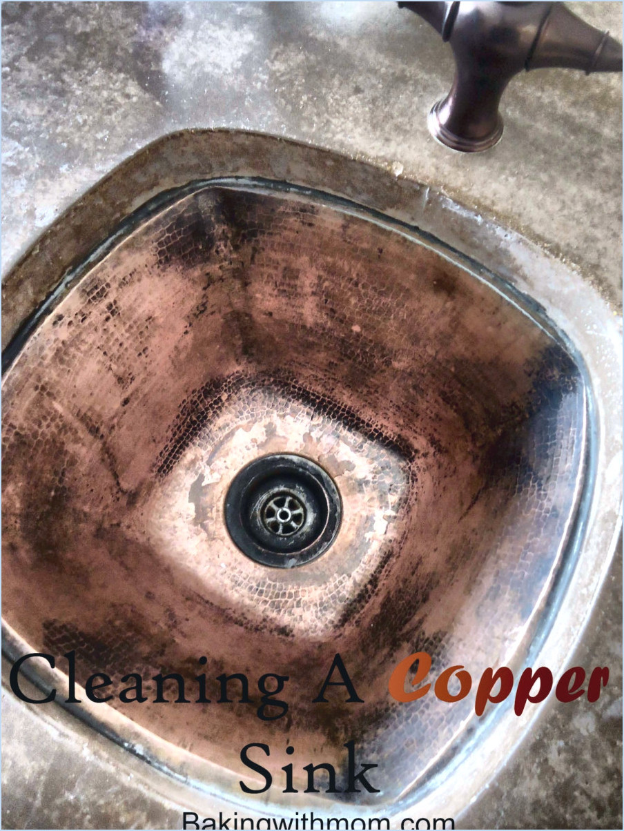 Comment nettoyer les éviers en cuivre?