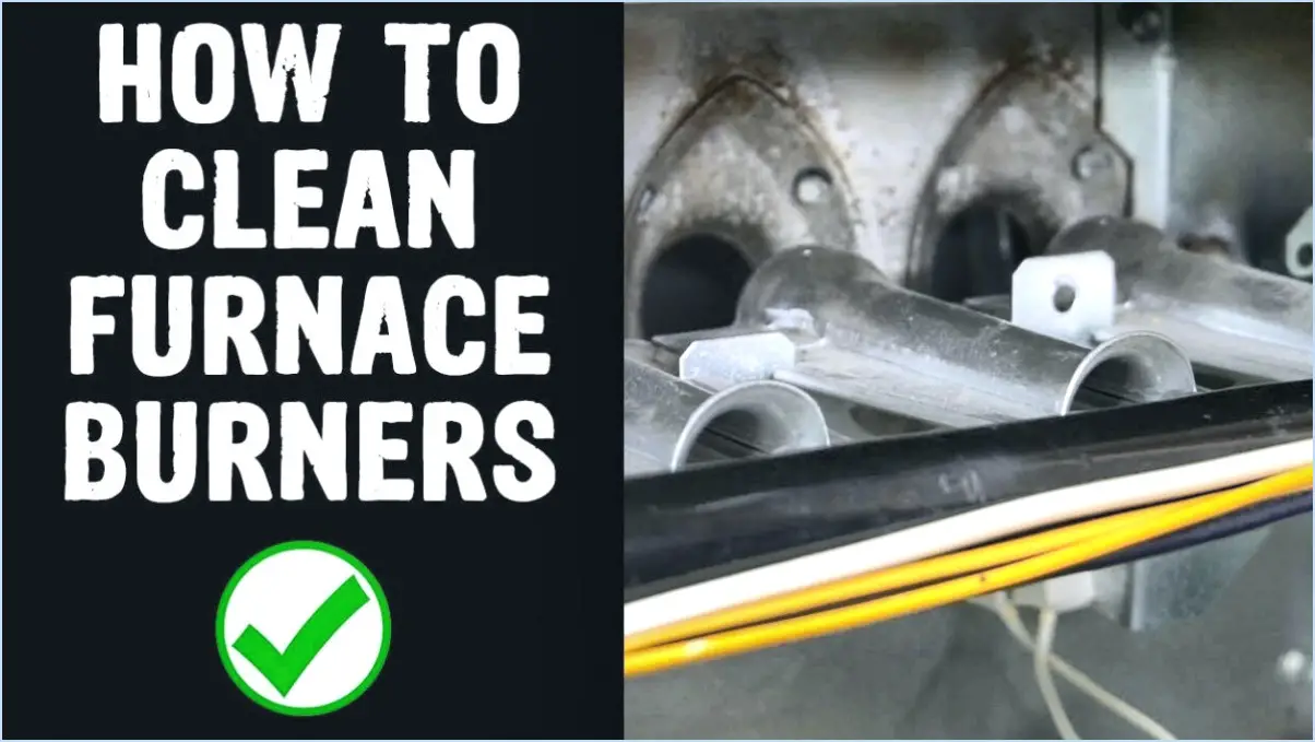 Comment nettoyer un brûleur de chaudière à gaz?