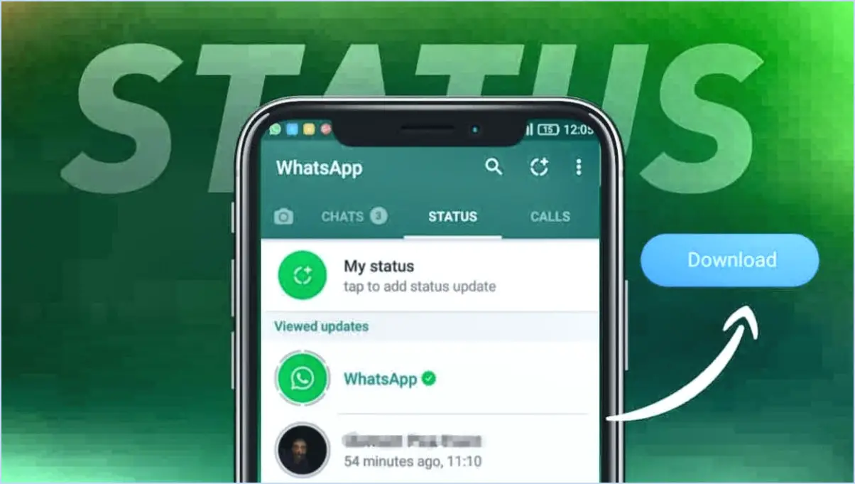 Comment sauvegarder le statut de whatsapp sans l'application?