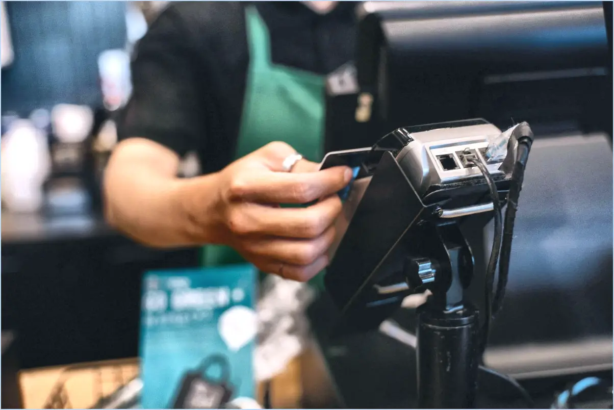 Comment supprimer la carte de crédit de l'application Starbucks?
