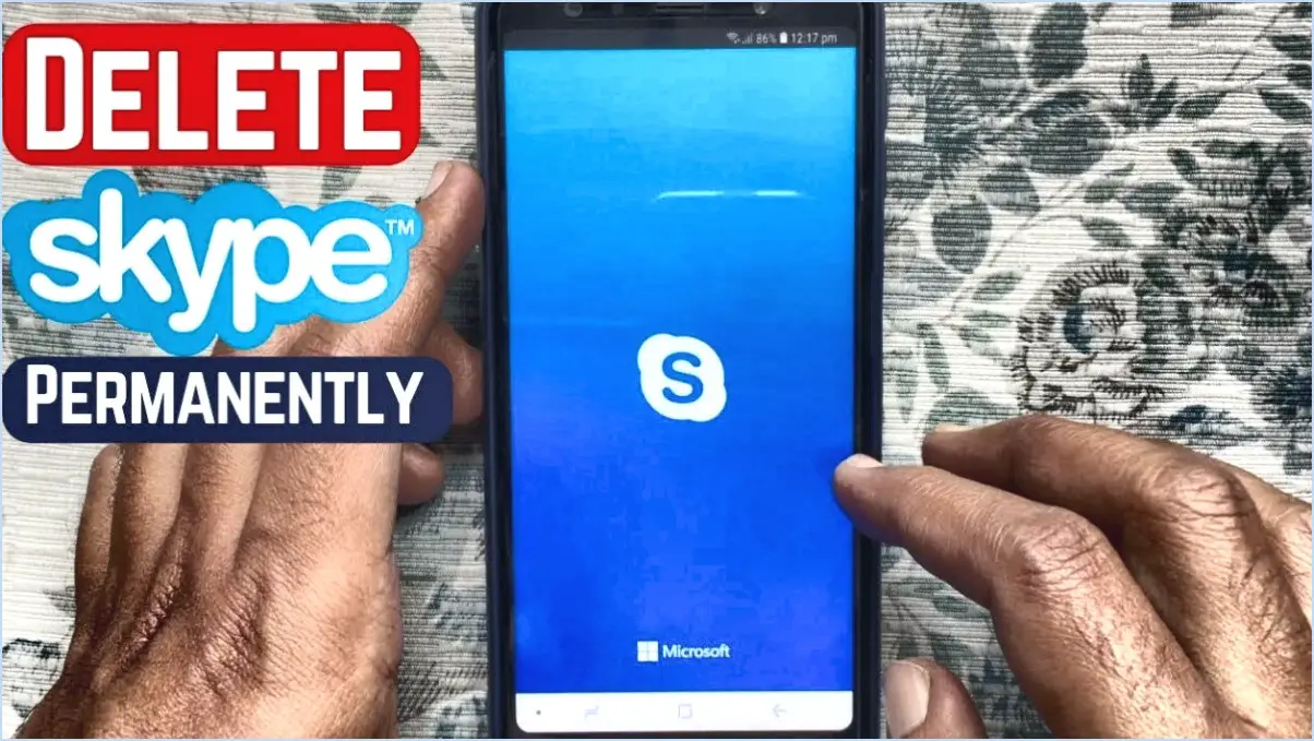 Comment supprimer l'application Skype?