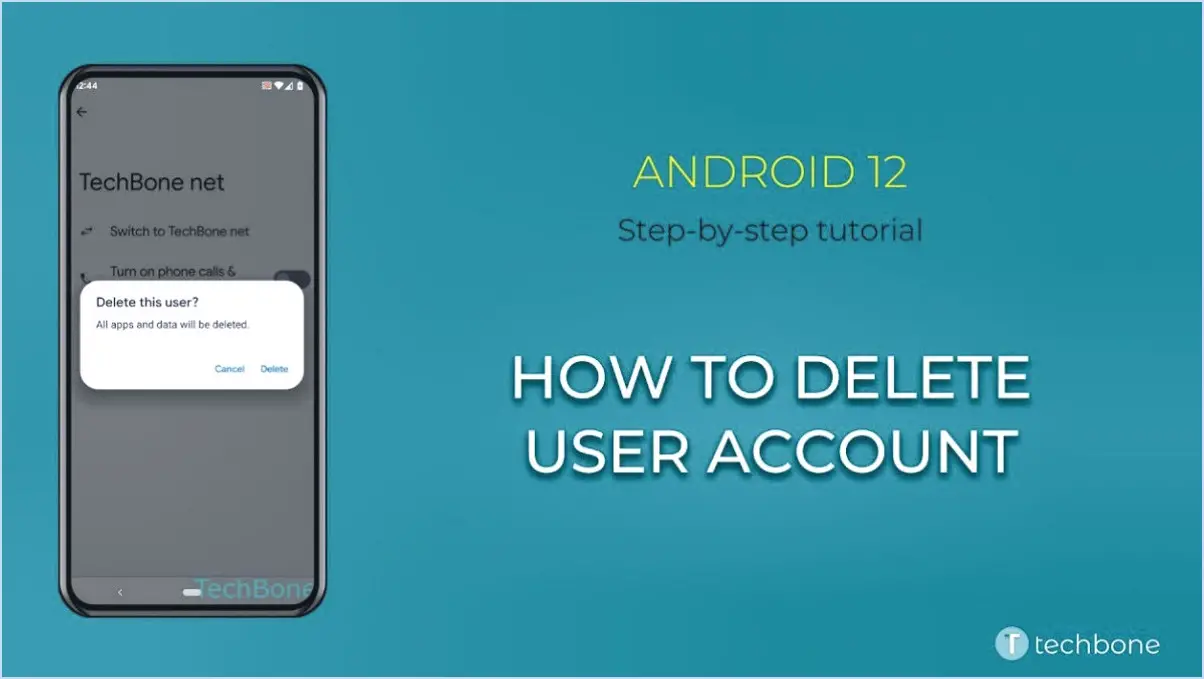 Comment supprimer plusieurs comptes sur Android?