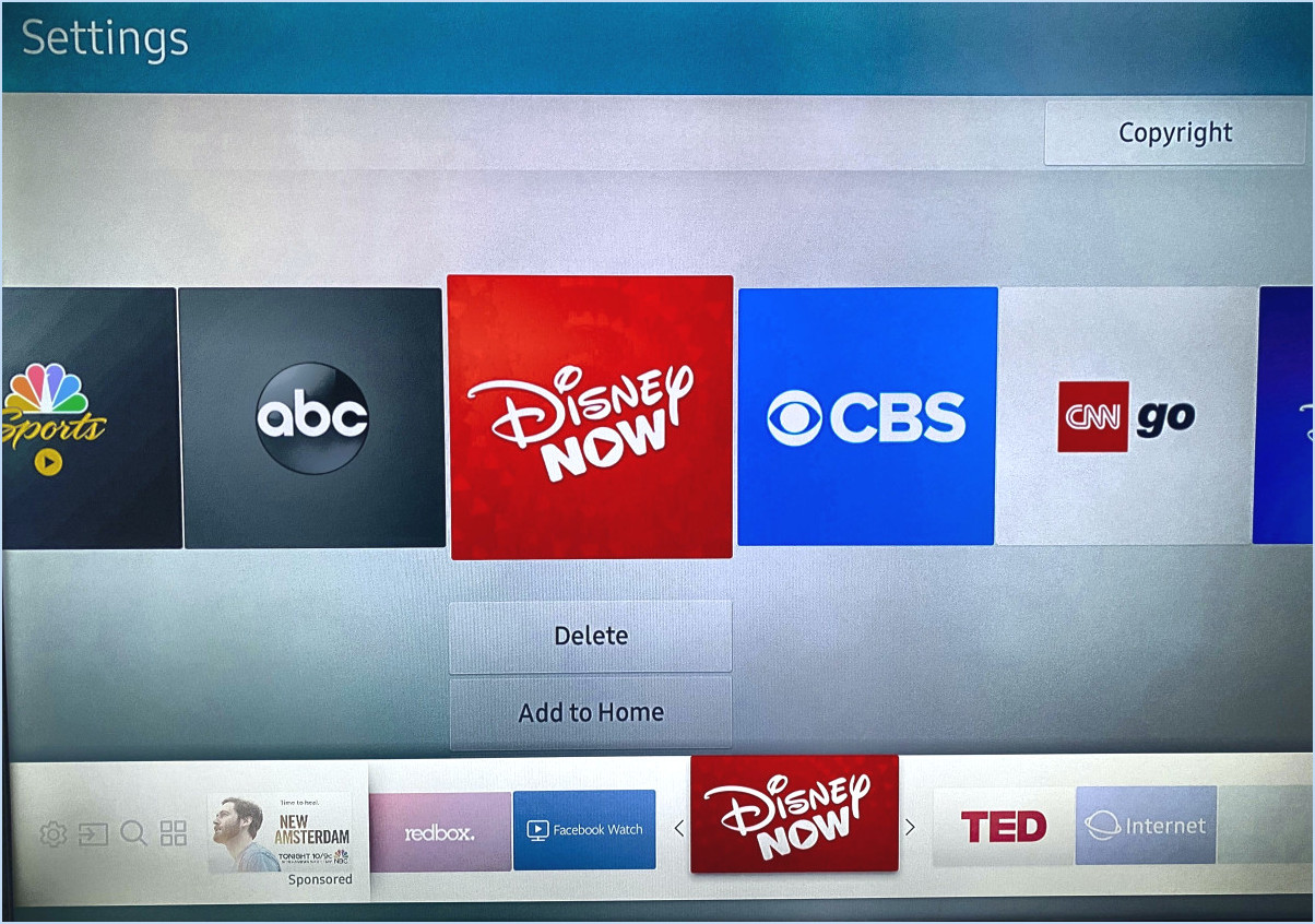 Comment télécharger l'application cnn sur samsung smart tv?