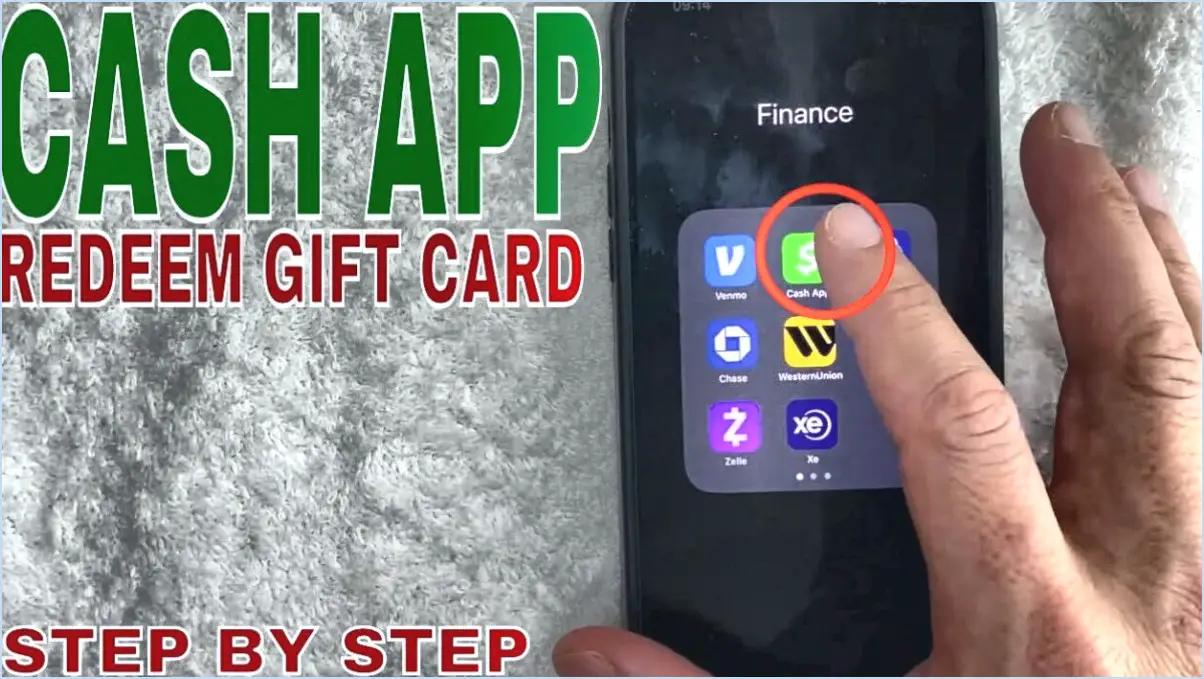 Existe-t-il des cartes-cadeaux Cash App?