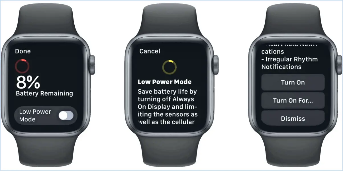 La prochaine Apple Watch pourrait être équipée d'un nouvel écran à faible consommation d'énergie