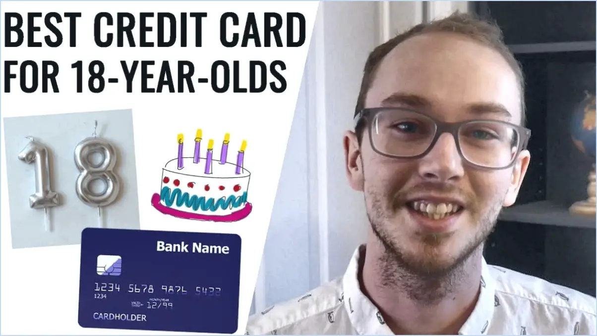 Meilleures cartes de crédit pour les jeunes de 18 ans - Cartes de crédit pour les jeunes de 18 ans sans antécédents de crédit