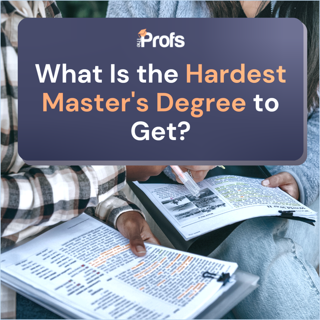 Quel est le diplôme le plus difficile à obtenir?