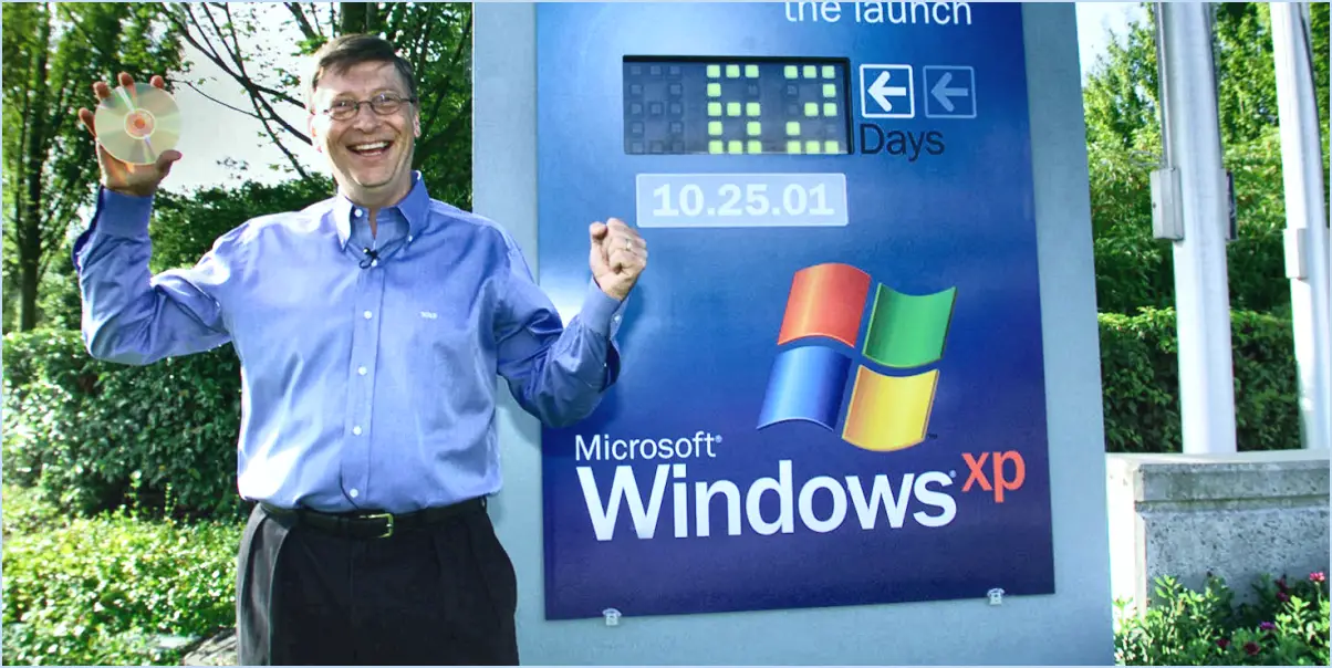 Quelle est la signification de windows xp?