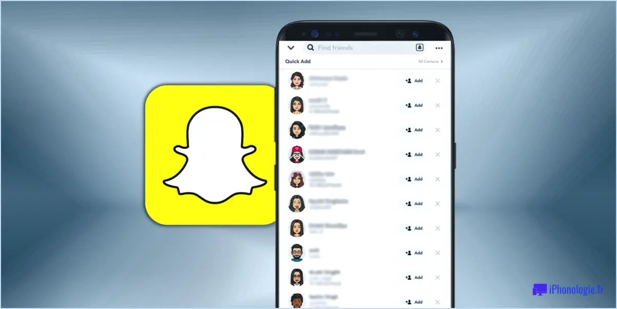 Qu'est-ce que l'ajout rapide sur Snapchat?