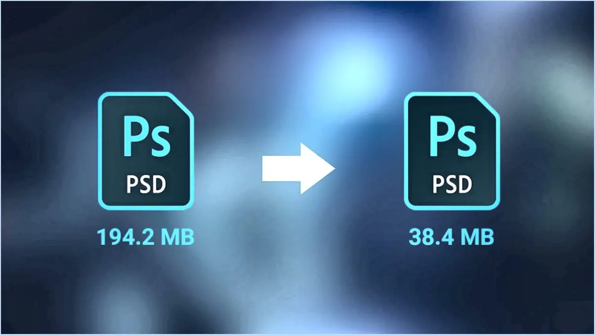Qu'est-ce qui affecte la taille des fichiers dans Photoshop?