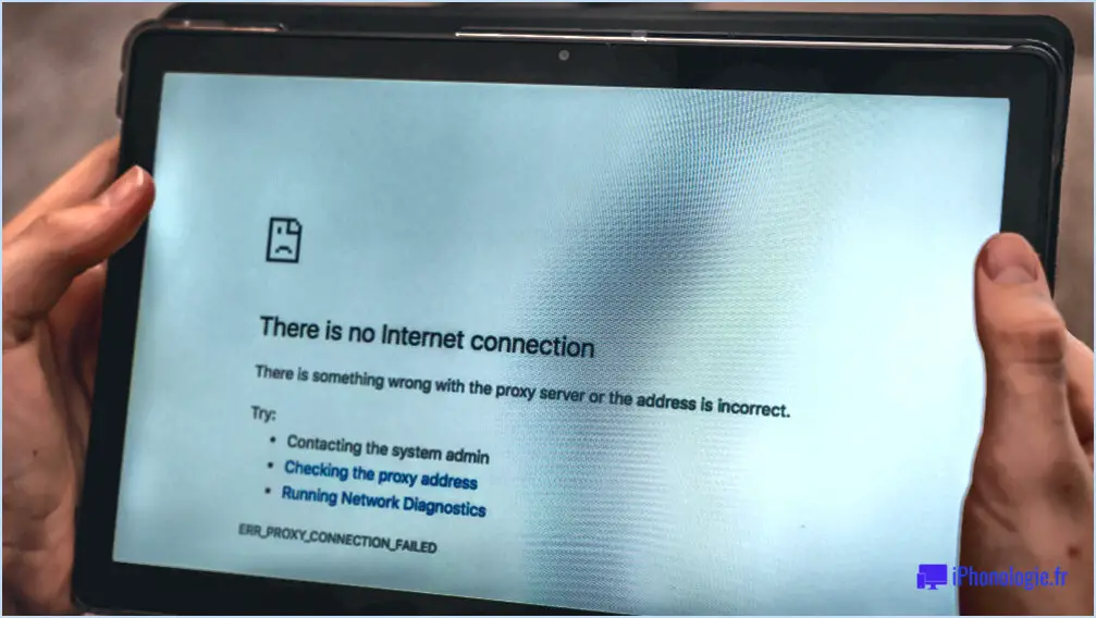 Windows 10 : Connecté au WiFi, pas d'Internet Correction?