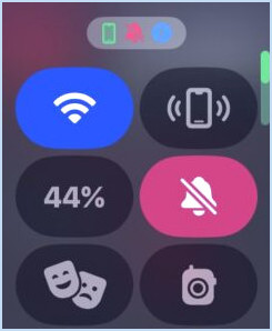 Vérifiez la durée de vie de la batterie d'Apple Watch avec Control Center