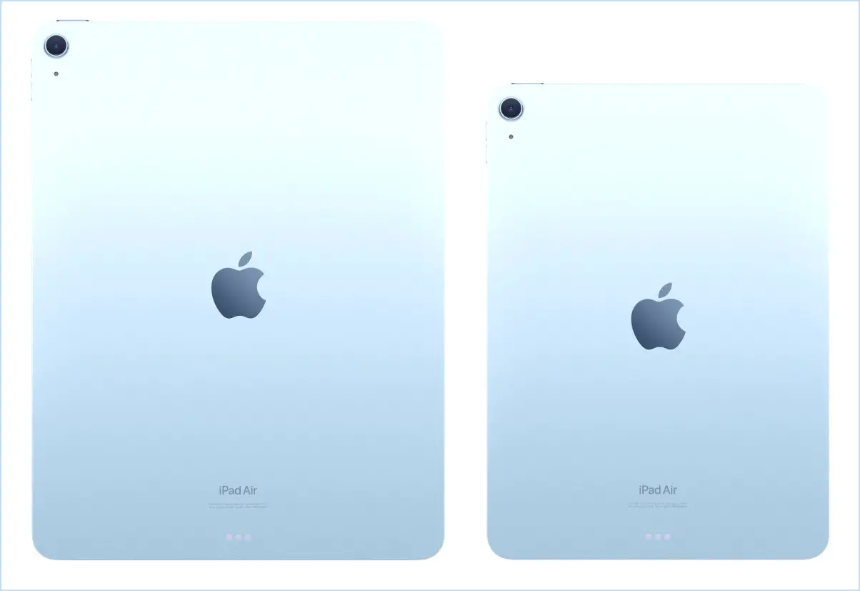Modèles iPad Air 11 et 13 pouces