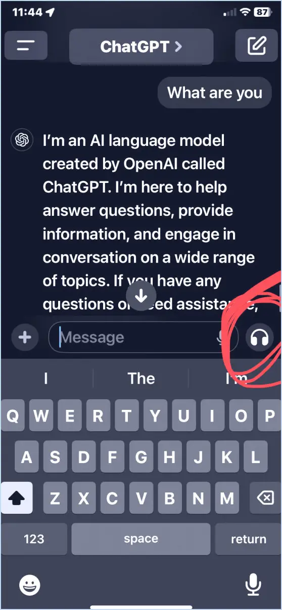 Comment utiliser le chat vocal sur chatppt