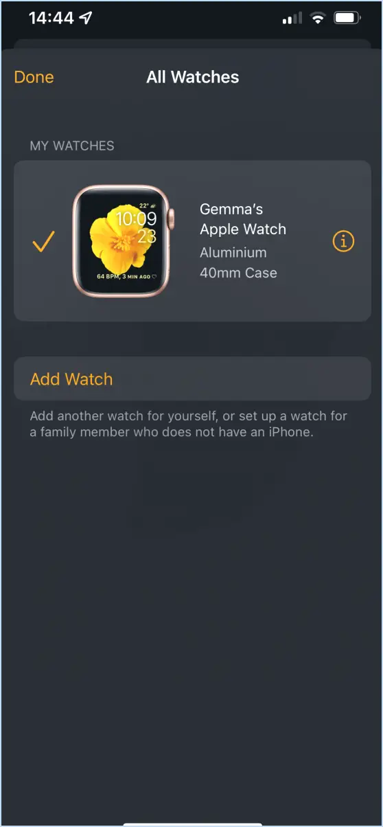 Comment désappairer complètement mon Apple Watch?