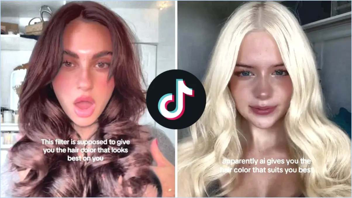 Comment obtenir le filtre de couleur de cheveux sur instagram?