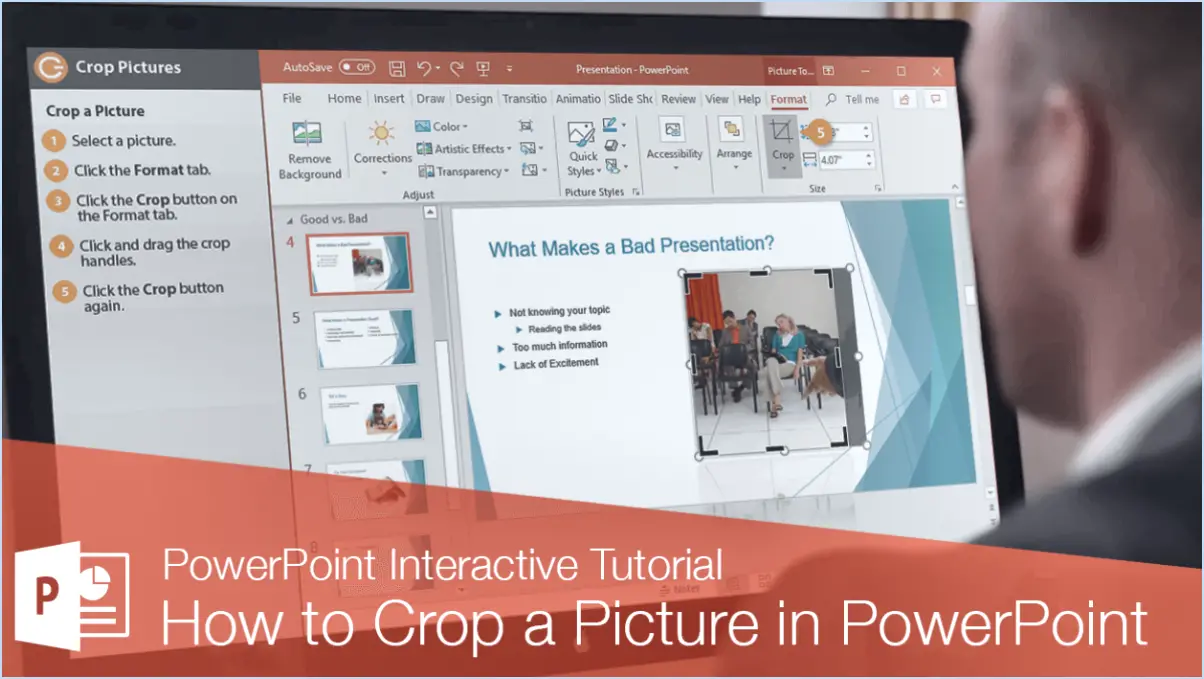 Comment recadrer une image dans Microsoft Powerpoint comme un pro?