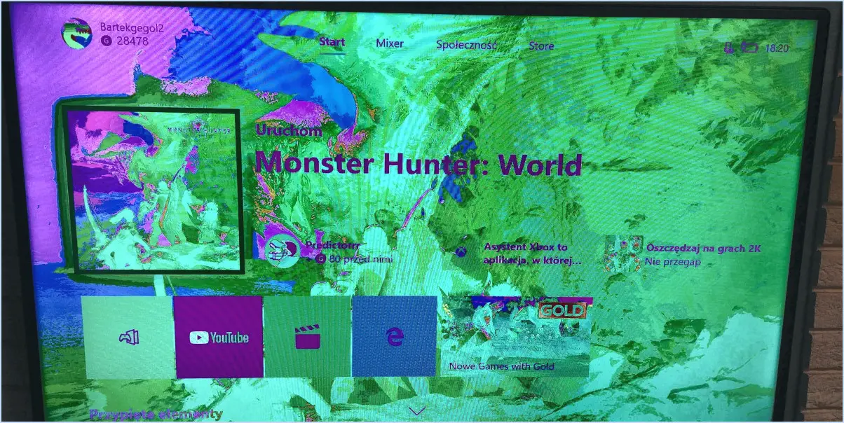 Comment réparer les graphiques de la xbox one?