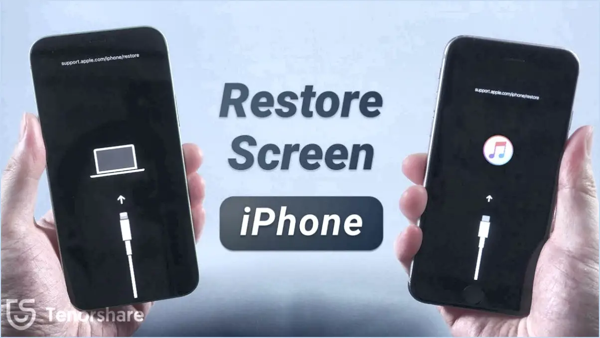 Comment réparer un iphone bloqué en mode récupération?