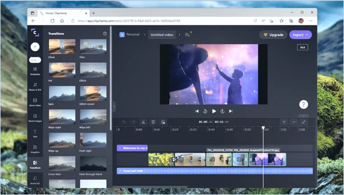 Comment utiliser l'éditeur vidéo dans l'application photos de windows 10?