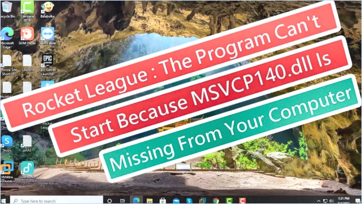 Fix msvcp140 dll missing rocket league?