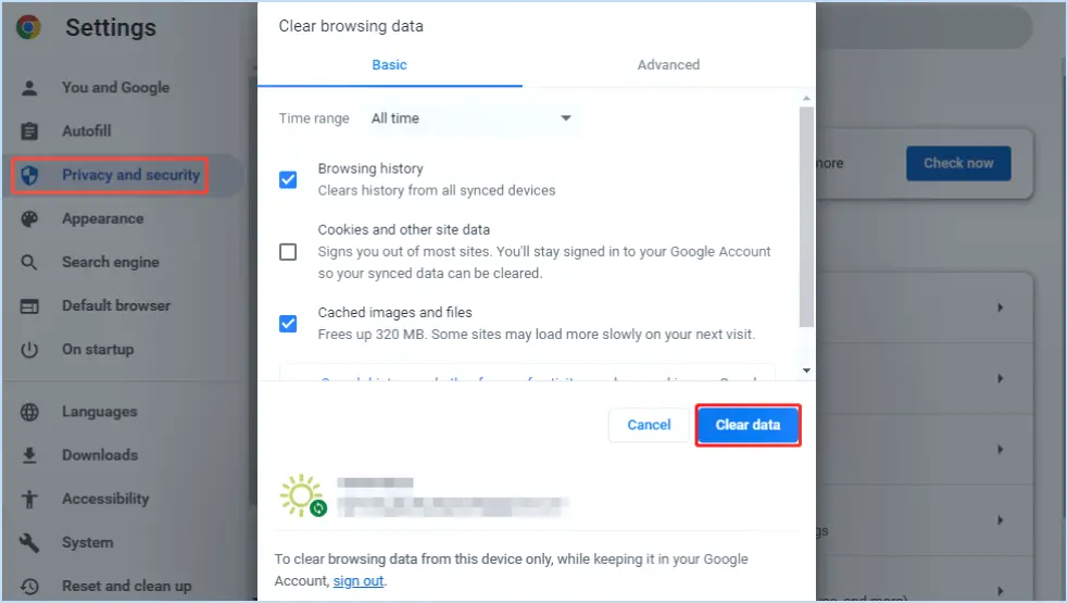 Google Chrome : Fichier de téléchargement manquant?
