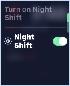 Comment activer le quart de nuit sur Apple Watch avec Siri