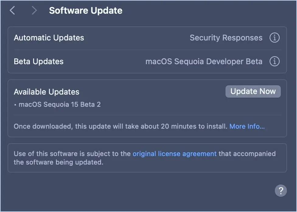 MacOS Sequoia Beta 2