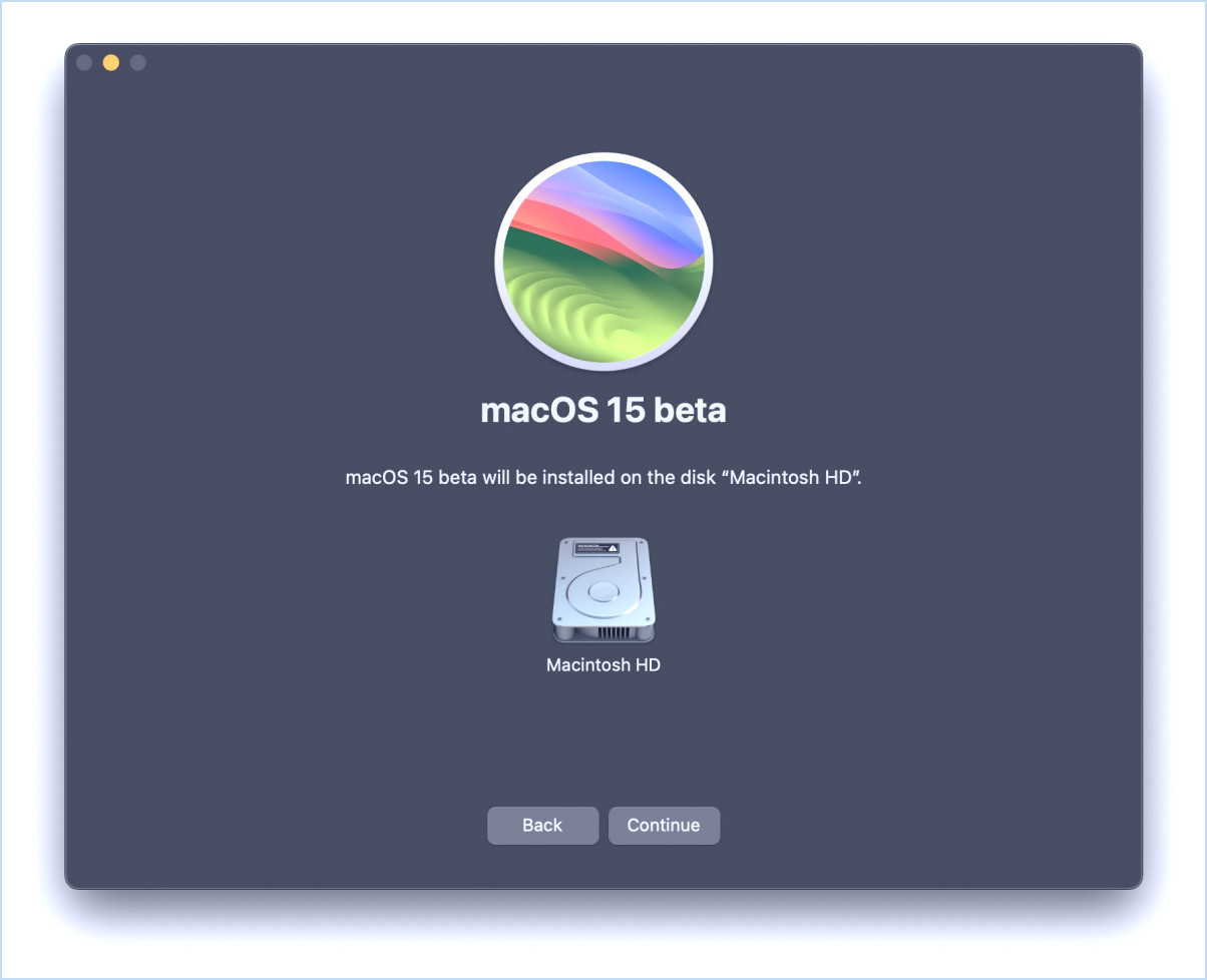 Comment installer le développeur macOS Sequoia Beta