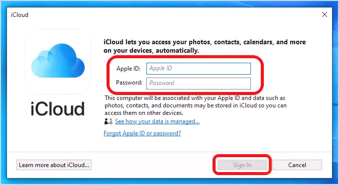 Apple ID Connectez-vous