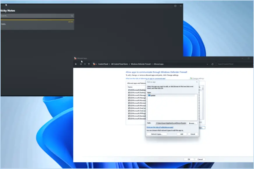 Comment désinstaller ou réinstaller sticky notes dans windows 11?