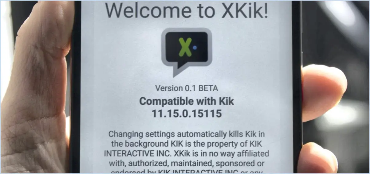 Comment faire pour simuler une photo en direct sur kik android?