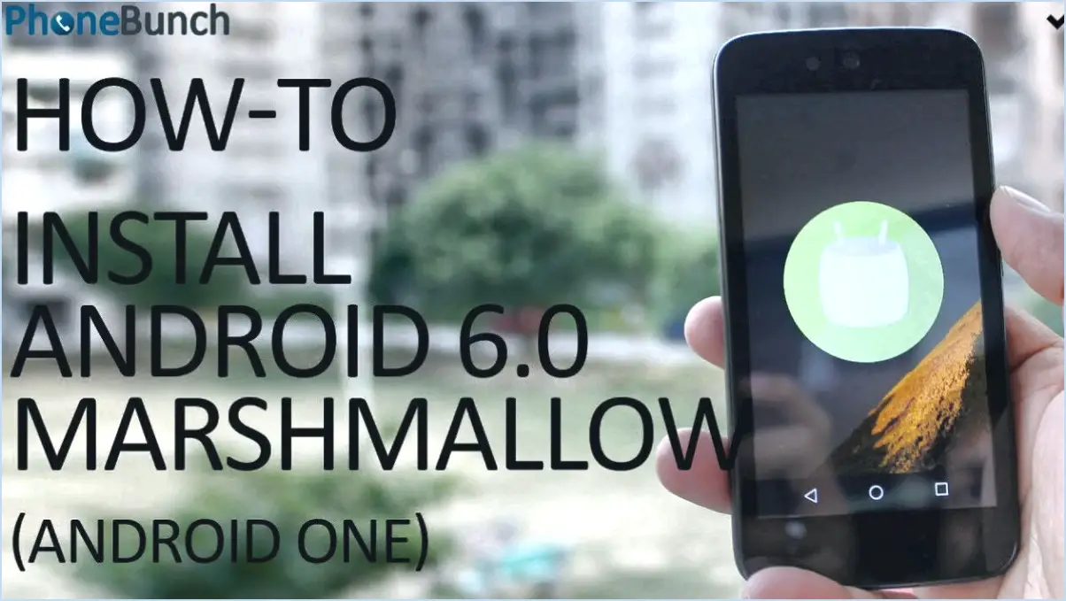 Comment installer marshmallow sur n'importe quel appareil android sans pc?