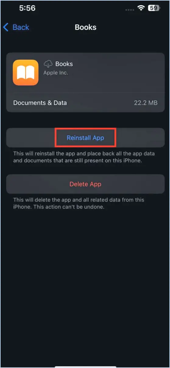 Comment réinstaller ibooks sur iphone?