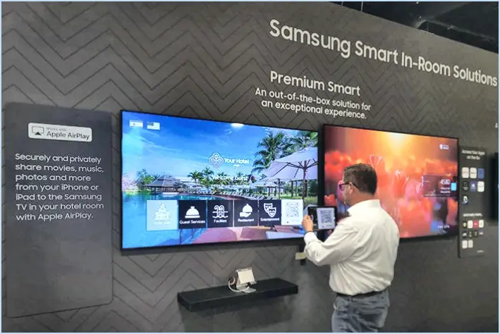 La prise en charge d'AirPlay par Samsung pourrait bientôt s'étendre à d'autres téléviseurs d'hôtel