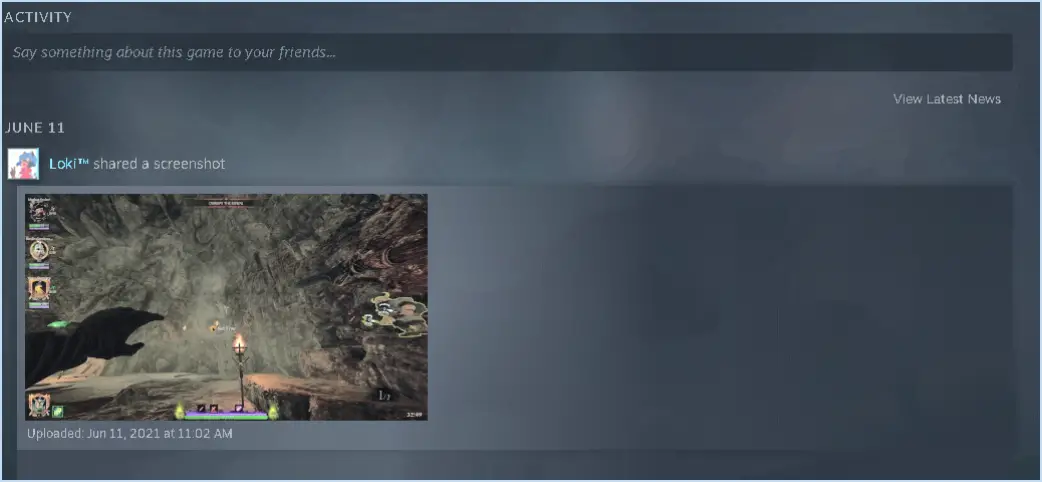Steam comment supprimer les captures d'écran?
