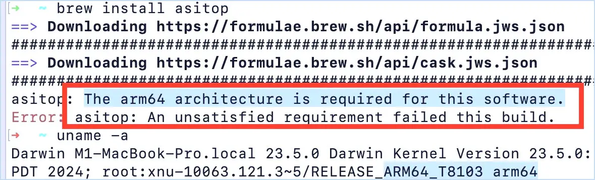 Comment réparer l'architecture ARM64 requise pour cette erreur logicielle dans Homebrew sur Apple Silicon Mac