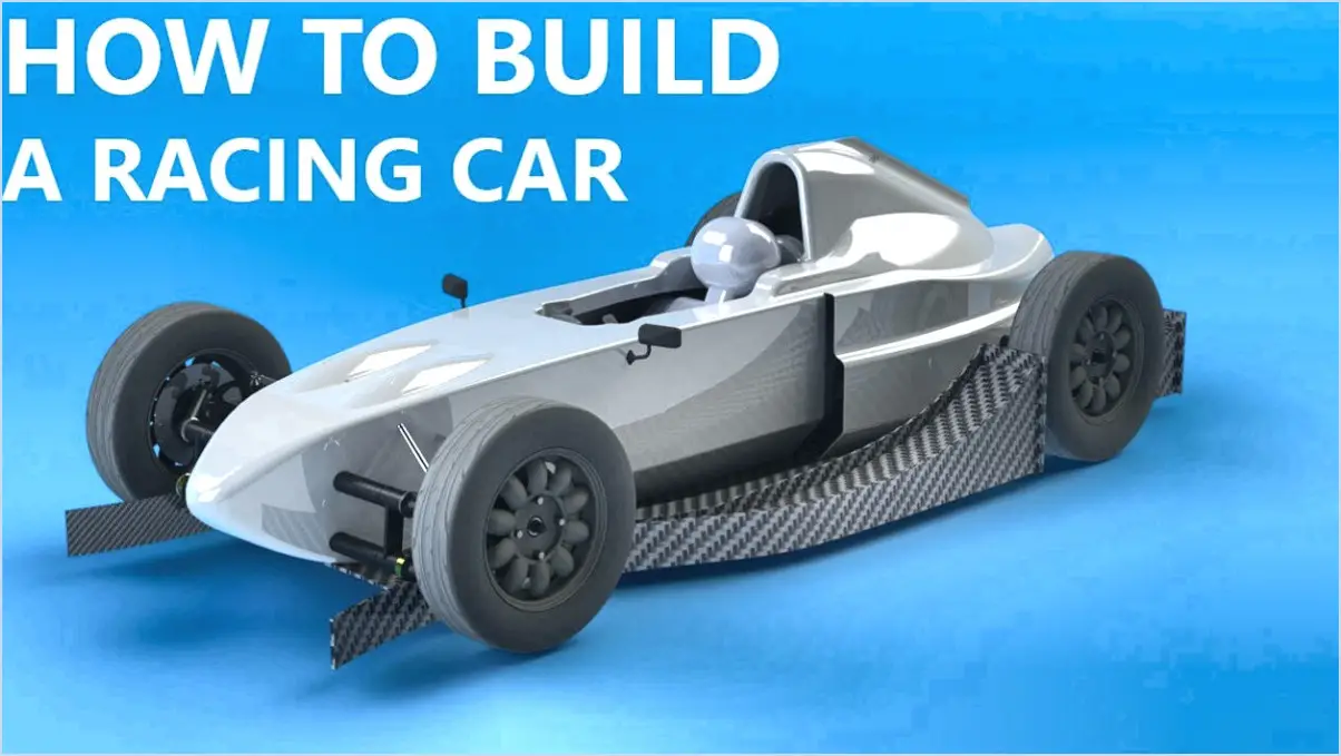 Comment construire une voiture de course à partir de zéro?