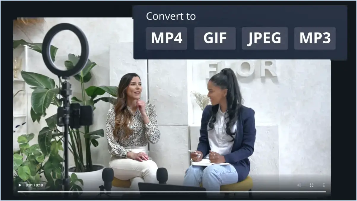 Comment convertir votre vidéo dans un autre format?