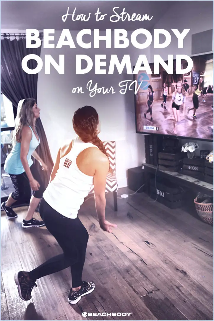 Comment obtenir beachbody sur mon samsung smart tv?