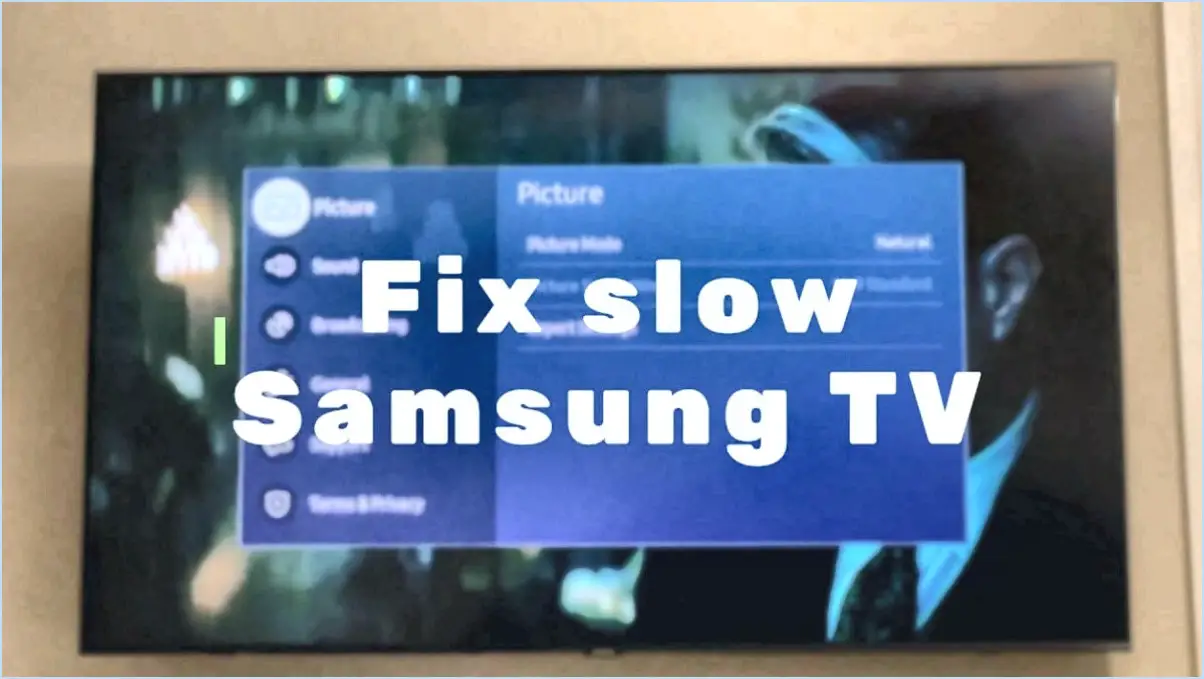 Comment rendre la smart tv de samsung plus rapide?